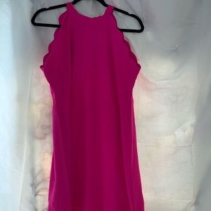 Bright pink dress